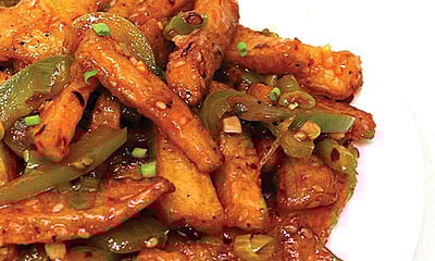 உருளைக்கிழங்கு  சில்லி