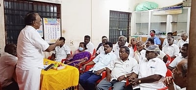 தமிழ்நாடு விவசாயிகள் சங்கப் பொதுச்செயலாளருக்கு பாராட்டு