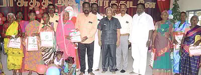 கிறிஸ்துமஸ் விழாவில் ஏழைகளுக்கு நல உதவி