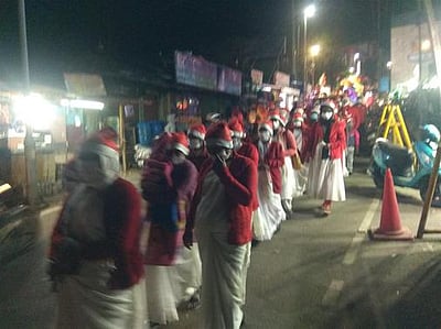 கொடைக்கானல், கம்பத்தில் கிறிஸ்துமஸ் விழா