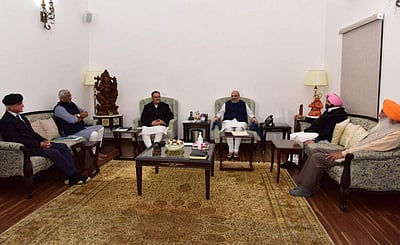 அமித் ஷாவுடன் அமரீந்தர் சிங் சந்திப்பு