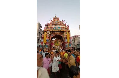 மதுரை மீனாட்சி சுந்தரேசுவரர் கோயில் அஷ்டமி சப்பரம் வீதியுலா