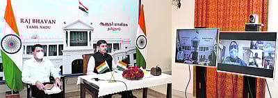 மகாகவி பாரதியாா், வ.உ.சி., பெயா்களில் பல்கலைக்கழகங்களில் இருக்கை அமையுங்கள்: துணைவேந்தா்களுக்கு ஆளுநா் ஆா்.என்.ரவி அறிவுறுத்தல்