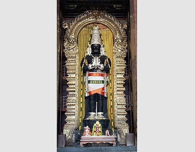 நீடாமங்கலம் அருகே 33 அடி உயர ஆஞ்சனேயர் கோவிலில் ருத்ர ஜெபம், ஹோமம், லட்சார்ச்சனை பூர்த்தி