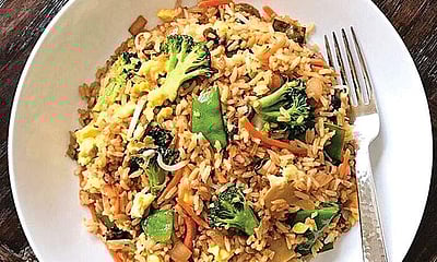 ப்ரோக்கோலி  ஃ ப்ரைட் ரைஸ் 