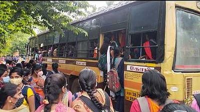 மாணவர்கள் படிக்கட்டில் பயணம் செய்தால் ஓட்டுநர், நடத்துநர் மீது நடவடிக்கை: போக்குவரத்துத் துறை