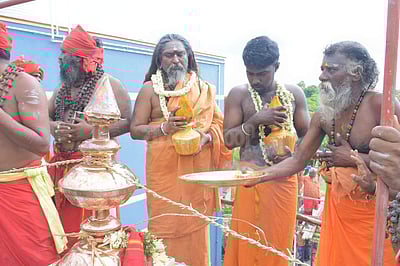 மானாமதுரை அருகே ஜெய பெருமாள் கோயில் குடமுழுக்கு விழா