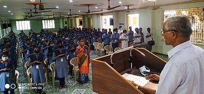 தருமபுரம் ஆதீனம் கல்லூரியில் ஊழலுக்கு எதிரான உறுதிமொழி ஏற்பு