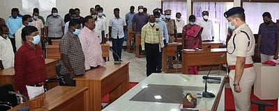 இறந்த ஏ.எஸ்.பி.க்கு அஞ்சலி