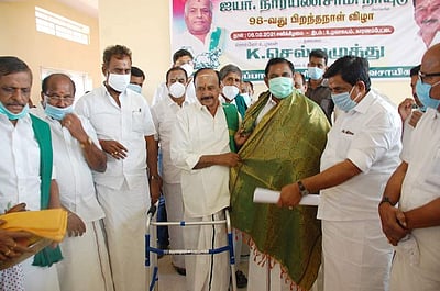 செல்லமுத்துவை நேரில் சந்தித்து நலம் விசாரித்தார் முதல்வர் எடப்பாடி பழனிசாமி