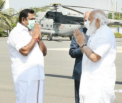 சென்னையில்  பிரதமர் மோடி - புகைப்படங்கள்