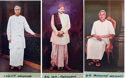 பேரவையில் மூன்று தலைவா்களின் படங்கள்: நாளை திறப்பு