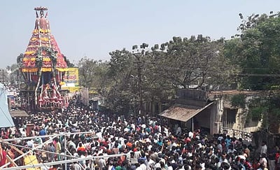 திருப்போரூர் கந்தசாமி கோயிலில் தேரோட்டத் திருவிழா