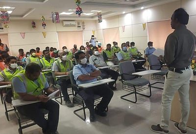 சிங்கிபுரம் ராம்கோ நிறுவனத்தில் காச நோய் விழிப்புணர்வு முகாம்