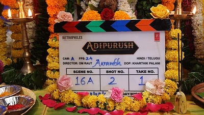 பிரபாஸ் நடிக்கும் ஆதிபுருஷ்: முதல் நாள் படப்பிடிப்பில் தீ விபத்து!