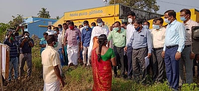 விராலிமலை வட்டாரத்தில் மத்தியக் குழுவினர் ஆய்வு