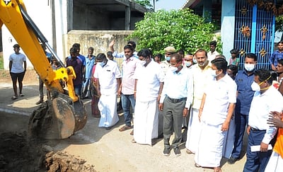 கண்டமங்கலம் ஒன்றியத்தில் ரூ.17 கோடியில் திட்டப் பணிகள்: அமைச்சா் தொடக்கி வைத்தாா்