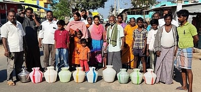 குடிநீா் பிரச்னை: பொதுமக்கள் மறியல்