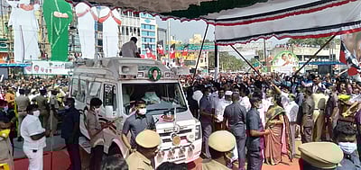 தமிழகம் அமைதிப் பூங்காவாகத் திகழ்கிறது: முதல்வர் பழனிசாமி