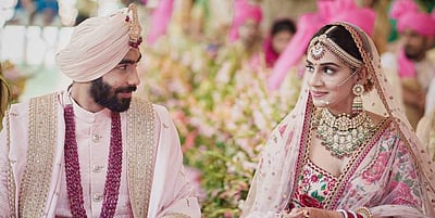 தமிழ்ப் பெண் சஞ்சனா கணேசனை மணந்தார் கிரிக்கெட் வீரர் பும்ரா (படங்கள்)