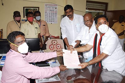 மதுரை வடக்கில் கோ. தளபதி (திமுக) வேட்பு மனு