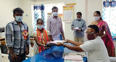 ஏற்காட்டில் நாம் தமிழர் கட்சி வேட்பாளர் ஜோதி வேட்புமனு