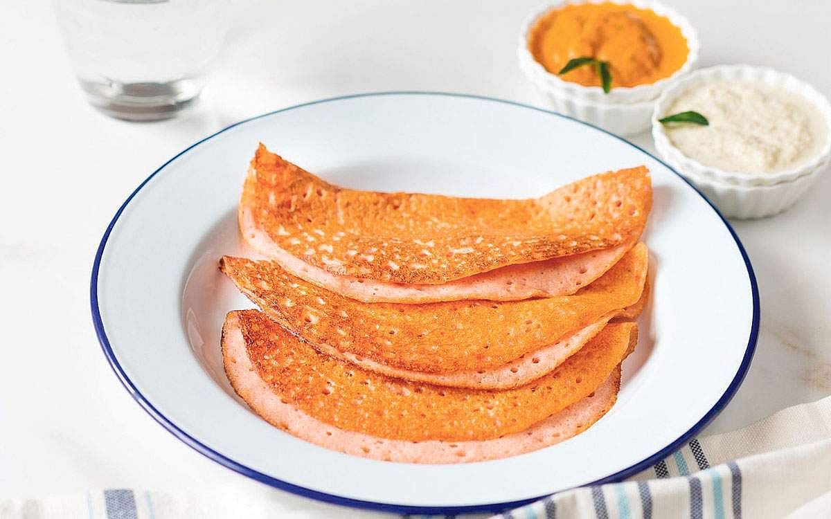 சீஸ் தக்காளி தோசை