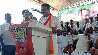 தாராபுரம் தொகுதியின் வளா்ச்சியில் தனிக் கவனம் செலுத்தப்படும்பாஜக வேட்பாளா் எல்.முருகன்