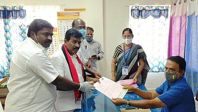 ஏற்காடு (பழங்குடி தனி) தொகுதி திமுக வேட்பாளர் வேட்புமனு