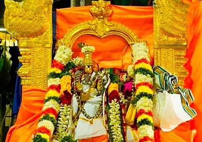 திருப்புவனம் புஷ்பவனேஸ்வரர் கோயிலில் பங்குனி திருவிழா தொடக்கம் 