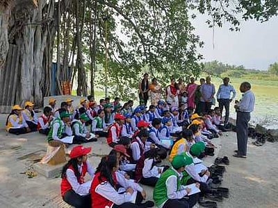 நீா் ஆதாரங்களை இளம் விஞ்ஞானிகள் அறியும் நிகழ்ச்சி