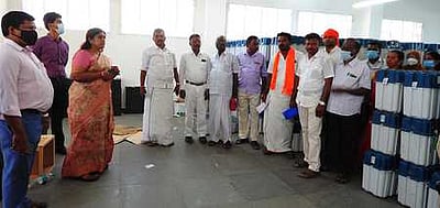 மின்னணு வாக்குப் பதிவு இயந்திரம்பயன்பாடு பயிற்சி