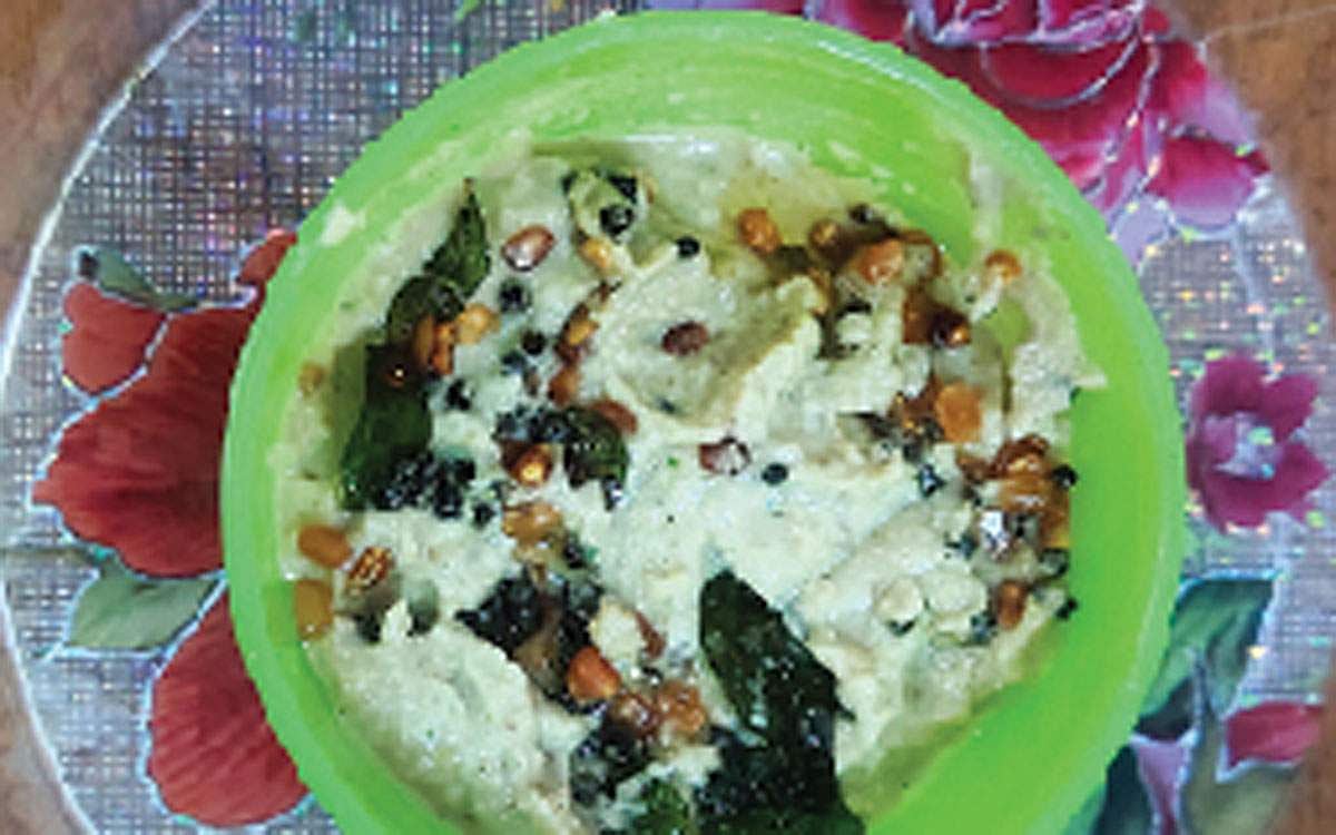 சேனைக்கிழங்கு வேர்க்கடலை சட்னி 