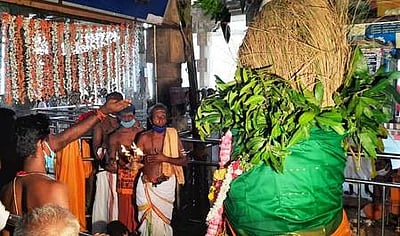 வெட்டுடையாள் காளியம்மன் கோயில் பங்குனித் திருவிழா கொடியேற்றம்