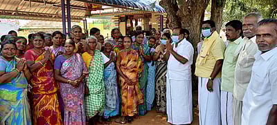 ஒட்டன்சத்திரம், தொப்பம்பட்டியில் அரசு கலைக் கல்லூரி திமுக வேட்பாளா் அர. சக்கரபாணி உறுதி