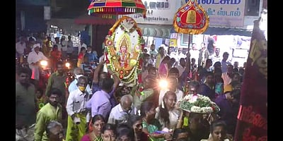 அருப்புக்கோட்டை: முத்துமாரியம்மன் கோவில்  பங்குனித் திருவிழா கொடியேற்றம்