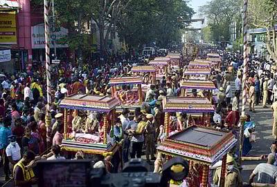 மயிலாப்பூரில் களைகட்டிய அறுபத்து மூவர் விழா - புகைப்படங்கள்