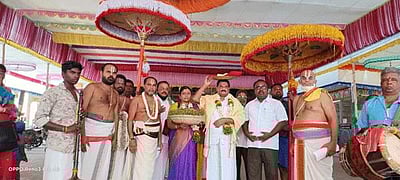 நாளை ஆண்டாள் திருக்கல்யாணம்: திருப்பதியிலிருந்து பட்டு வஸ்திரம் வந்தது