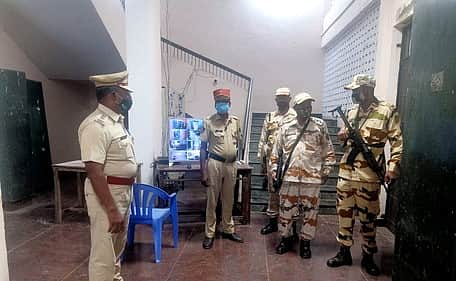 TN Voting Security Duty in Chennai