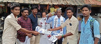 நீடாமங்கலத்தில் மநீம வேட்பாளா் வாக்கு சேகரிப்பு