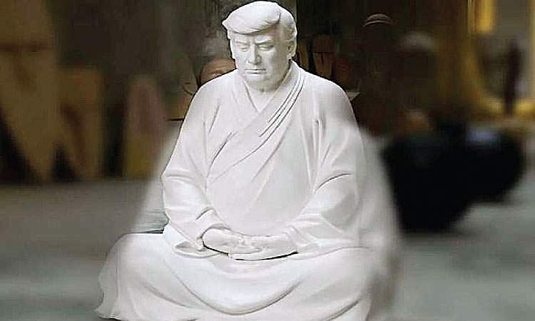 டிரம்ப்  புத்தர்!