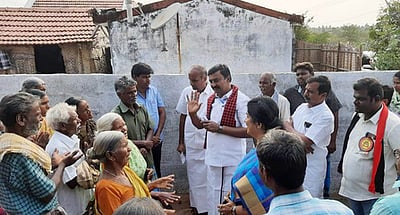 வெள்ளக்கோவில், முத்தூரில் திமுக வேட்பாளா் மு.பெ.சாமிநாதன் தீவிர பிரசாரம்