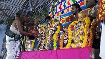 நாமக்கல்லில் நரசிம்மா் சுவாமி திருக்கல்யாண விழா: பக்தா்கள் திரளாக பங்கேற்பு