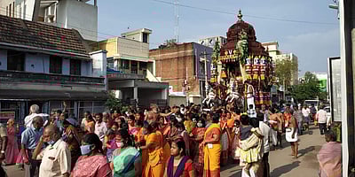 ஸ்ரீவில்லிபுத்தூரில் செப்பு தேரோட்டம் 