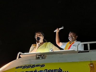 கருத்துக் கணிப்புகளை நம்ப வேண்டாம்: ராதிகா சரத்குமாா்