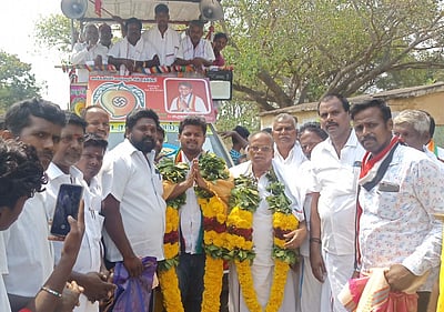 வந்தவாசி பாமக வேட்பாளா் தீவிர பிரசாரம்