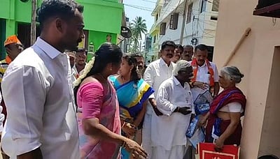 புத்தன் அணை குடிநீா்த் திட்டம் நிறைவேற்றப்படும்: பாஜக வேட்பாளா் எம்.ஆா்.காந்தி உறுதி