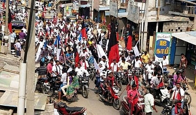 பேளூரில் திமுக வேட்பாளா் வாக்கு சேகரிப்பு