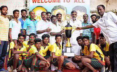 புதுச்சேரியில் மாநில அளவிலானசைக்கிள் போலோ விளையாட்டுப் போட்டி