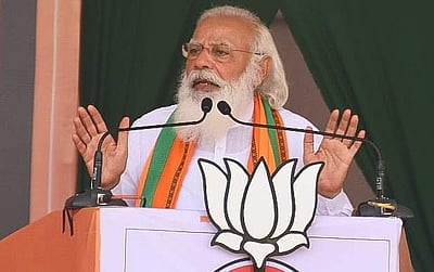 காங். - திமுகவிற்கு வாரிசு அரசியலே நோக்கம்; பாஜகவிற்கு வளர்ச்சியே நோக்கம்: மோடி